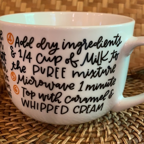 Pfaltzgraff Pumpkin Spice Latte Cake recipe mug - Picture 4 of 10